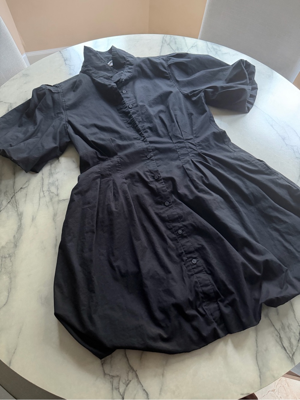 Gap Women’s Mini Bubble Shirtdress, SZ L